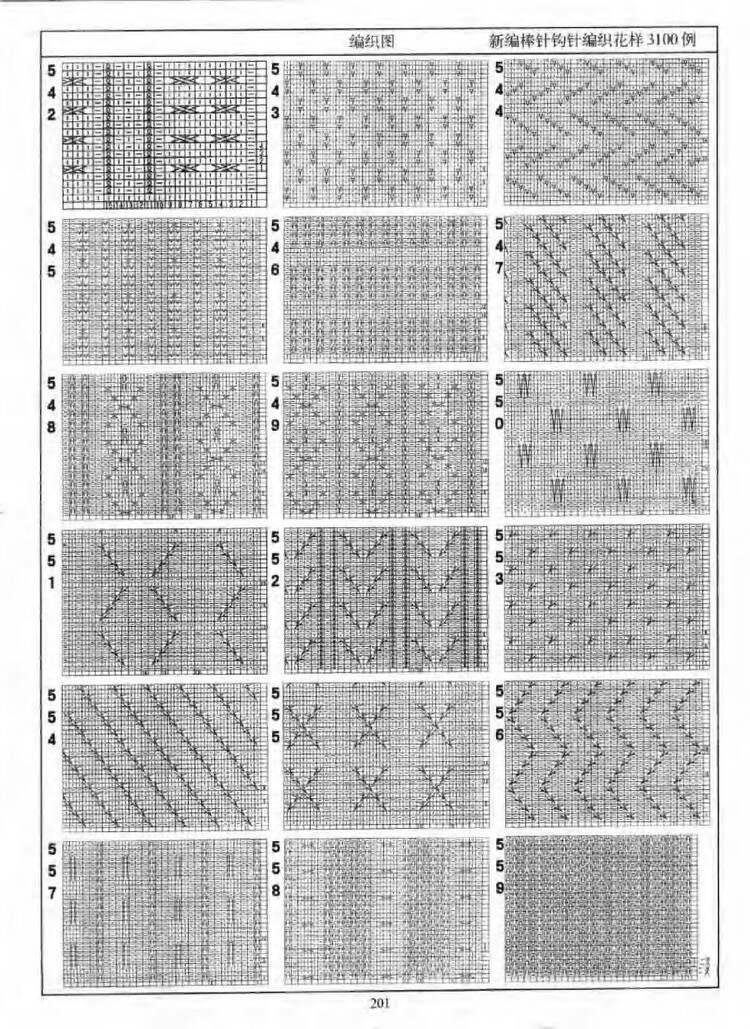 最新棒針花樣精選簡易版,最新棒針花樣精選簡易版教程
