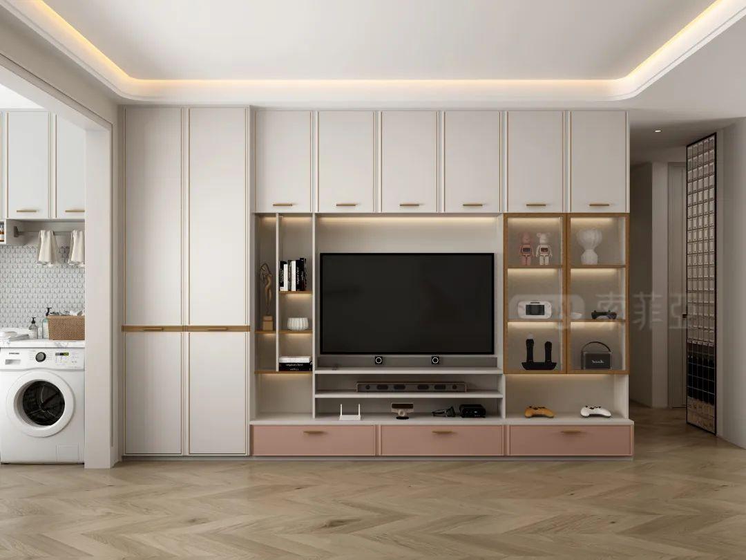 最新款電視背景墻，自然美景的夢(mèng)幻之旅，探尋內(nèi)心平靜的啟程