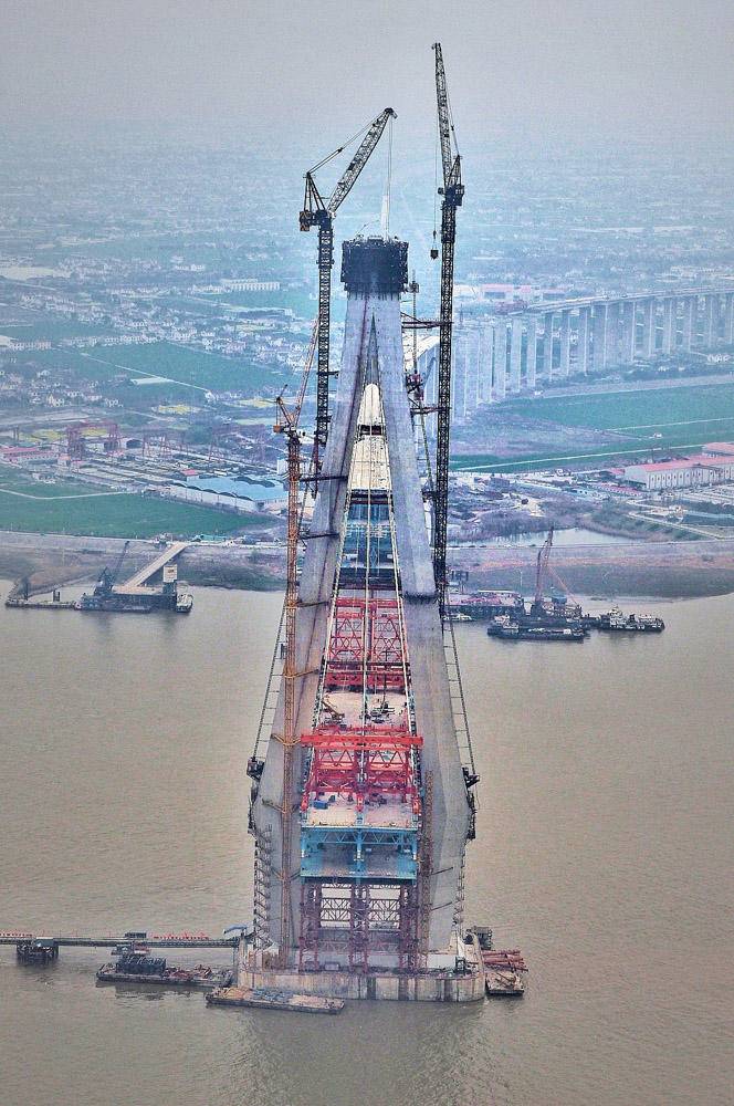 滬通長(zhǎng)江大橋最新工程進(jìn)展更新