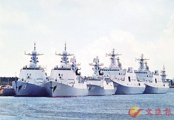 中國新型軍艦的溫馨日常